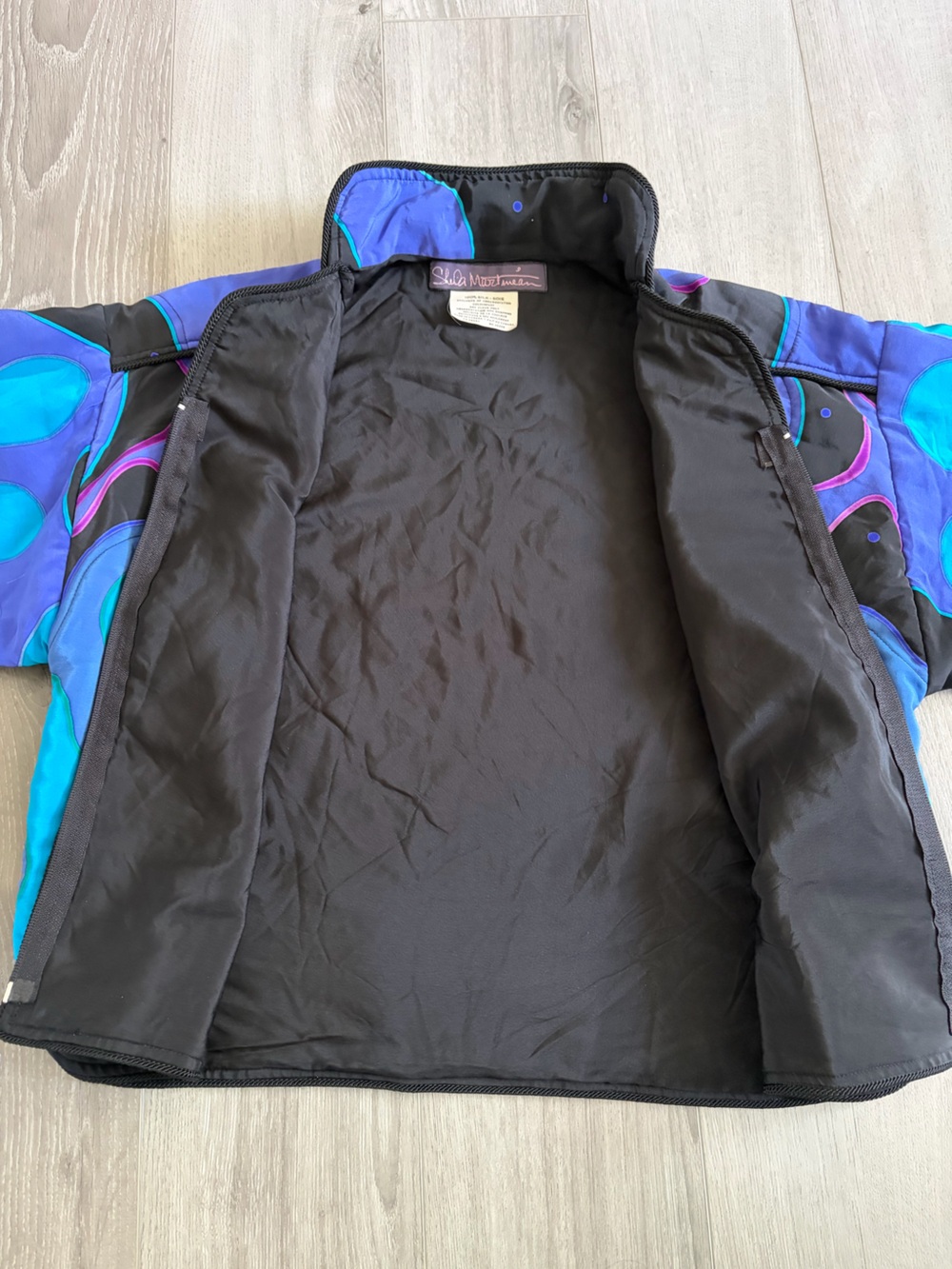 Vintage Sheila Martineau 100% Silk Jacket | Made in Canada | Wearable Art - Picture 3 of 12